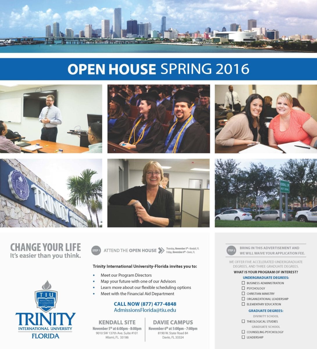 Trinity_Spring Open House 2016 Goodnews Ad
