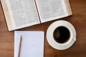 coffee and Bible