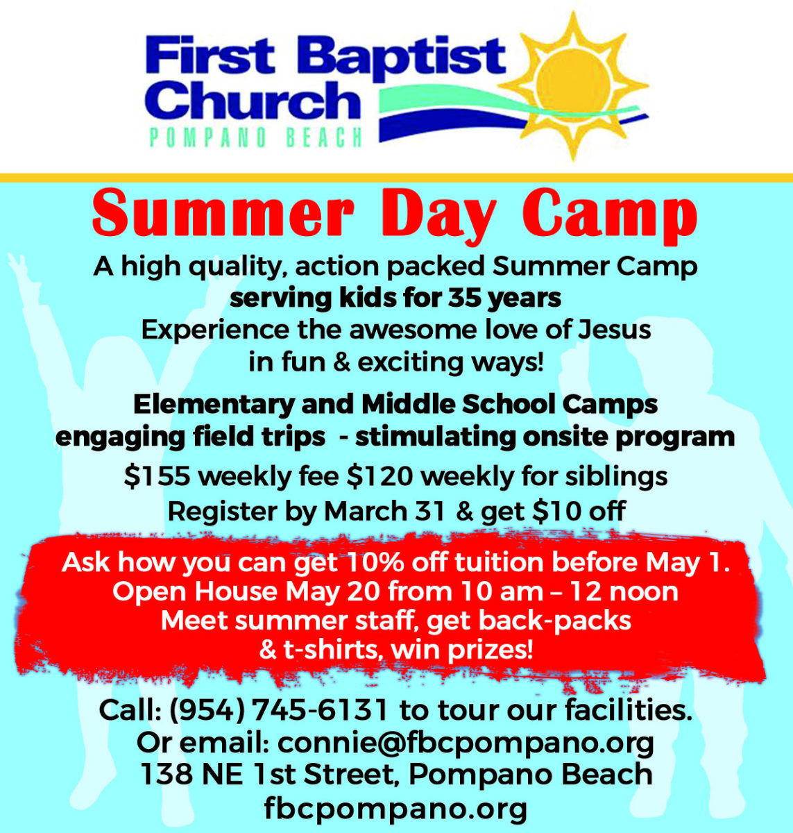 First Baptist Church Pompano Summer Camp