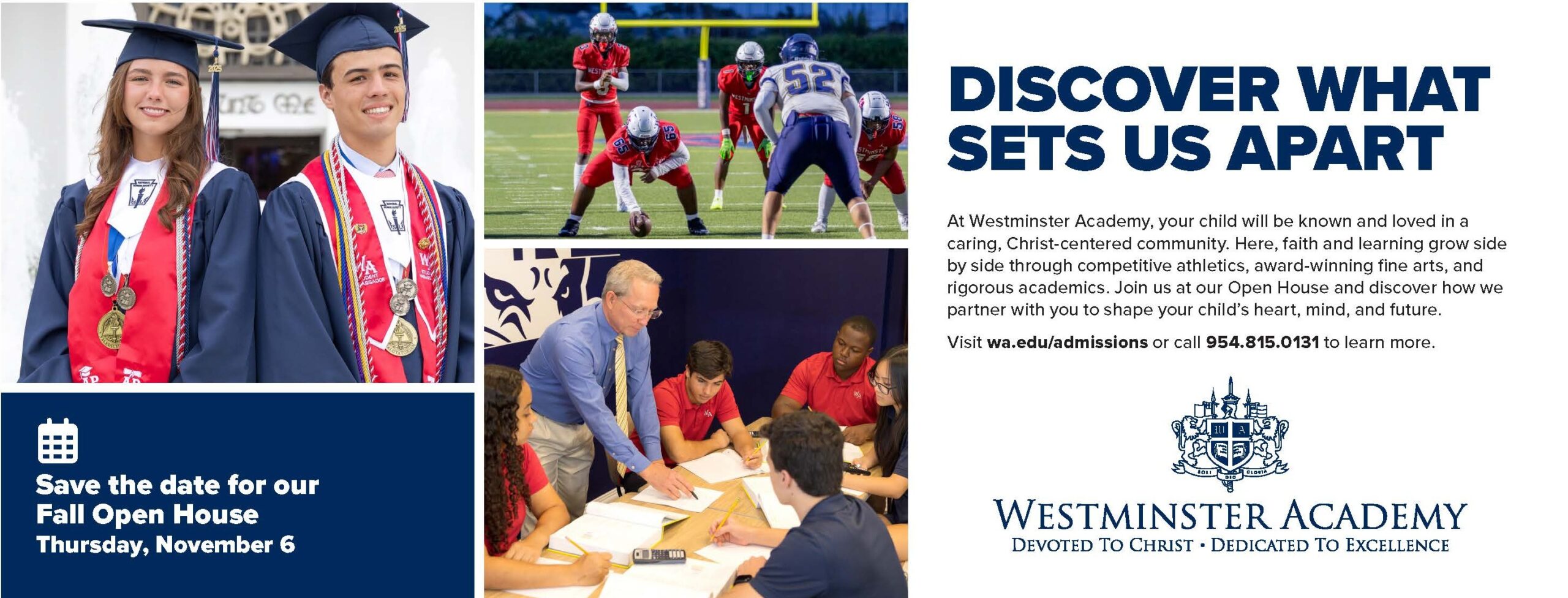 Westminster Academy online post August 2025